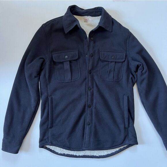 FAHERTY BRAND Men's Sherpa Lined Shirt Jacket Small - Picture 5 of 13